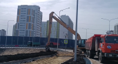 На новой развязке на М5 "Урал" в Пензе стали обустраивать тротуары